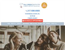 Tablet Screenshot of fallcreekdentistry.com